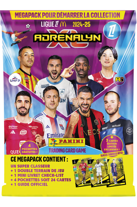 Starter pack - PANINI - Adrenalyn XL Ligue 1 McDonald's 2024-2025 - Classeur et cartes