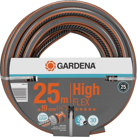 Tuyau d'arrosage GARDENA Comfort HighFLEX - Ř19mm - 25m - Anti-noeud et indéformable - Garantie 25 ans
