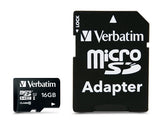 Carte mémoire Micro SD Verbatim Premium - 16Go avec adaptateur