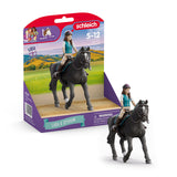 Figurines Cavaliere Lisa et Storm special, SCHLEICH 42712 Horse Club, Des 4 ans