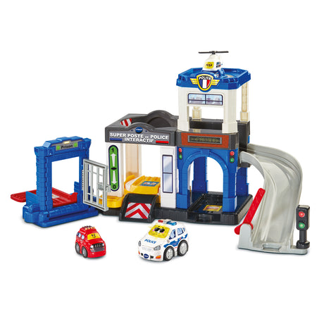 VTECH TUT TUT BOLIDES SERIE PRO - SUPER POSTE DE POLICE INTERACTIF (+ CHRIS, LIEUTENANT DE POLICE)