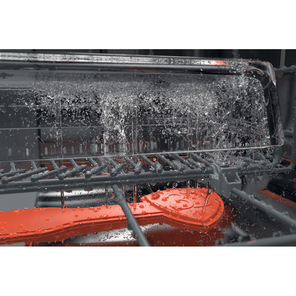 Lave-vaisselle tout encastrable HOTPOINT HI5030W - 14 couverts - Induction - 43dB