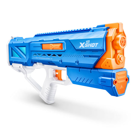Pistolet a eau motorisé - ZURU - X-SHOT Hydra Pulse - Remplissage rapide - Batterie rechargeable - Portée 9 m - Réservoir 650 ml