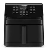 Friteuse sans huile COSORI - Premium II Chef Edition - Capacité 6,2L - 12 programmes - Pack 50 papiers cuisson - 1700W - Noir