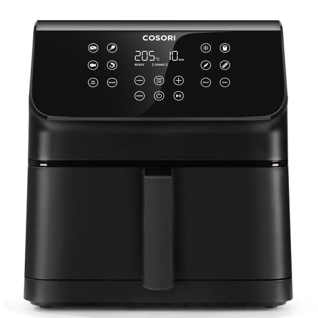 Friteuse sans huile COSORI - Premium II Chef Edition - Capacité 6,2L - 12 programmes - Pack 50 papiers cuisson - 1700W - Noir