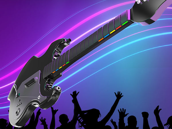 Guitaire sans fil - Xbox Series X|S, Xbox One et PC - Riffmaster - PDP- Noir