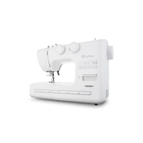 Machine a Coudre - MEDION - SM 60 - 62W - 24 Points + Points Doubles - 700 tr/min - LED - Blanc