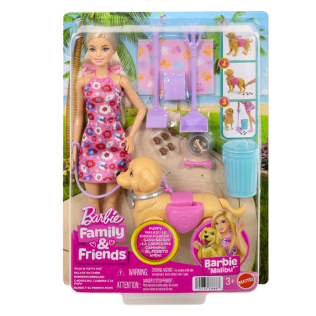 Poupée - MATTEL - JJB46 - Chiot qui marche - Fait ses besoins - Accessoires inclus