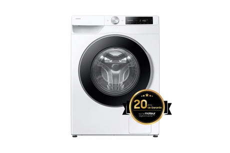 Lave-linge hublot SAMSUNG AI ecobubble™ WW11DG6B25LE - 11 kg - Digital Inverter - L60cm - 1400 trs/min - Classe A-10% - Blanc