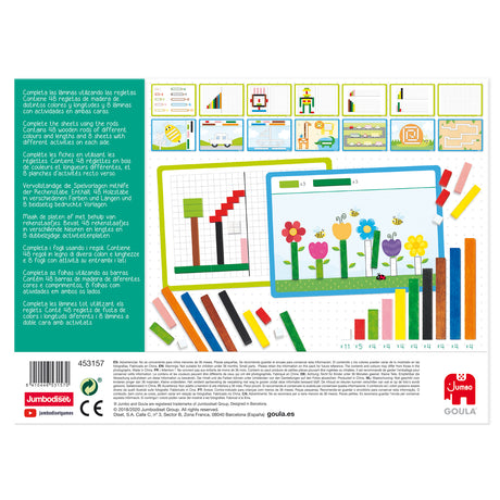 Jeu éducatif - GOULA - Activités avec réglettes - Apprentissage des nombres et logique mathématique