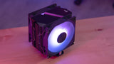 Ventilateur processeur Aerocool Rime 4 Dual RGB (Noir)
