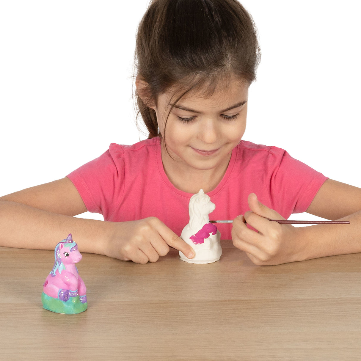 Moulage et peinture - SES CREATIVE - Hobby Pink - Licorne - Kit Créatif Enfant 3D - Crée 3 Licornes Magiques - Age : 5+