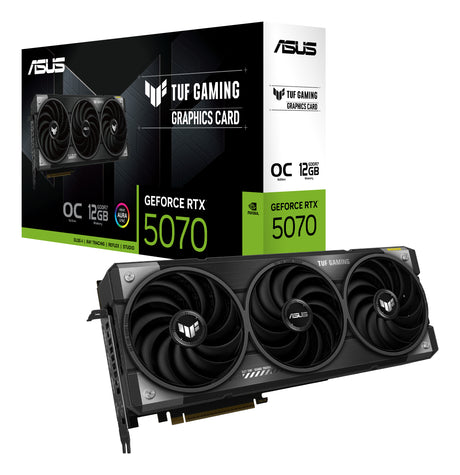 Carte Graphique - Asus - TUF Gaming GeForce RTX 5070 - 12 Go GDDR7 - PCIe 5.0 - HDMI, DisplayPort