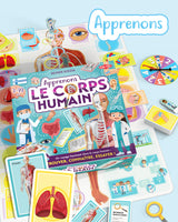 Apprenons le corps humain - Jeu éducatif - TACTIC - 2 joueurs et plus - Des 7 ans