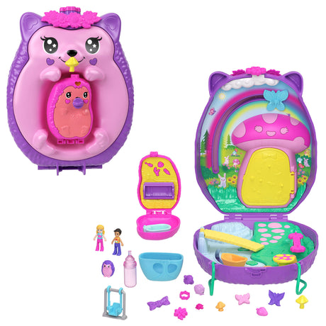 Polly Pocket Maman Et Bébé Hérissons Coffret Sac a Main 2 Figurines - JBJ91 4ans et plus