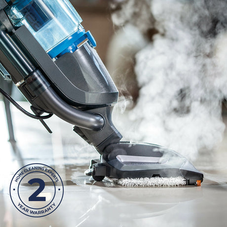 BISSELL 1977N Vac&Steam - Aspirateur et Nettoyeur Vapeur Filaire - Pour Sols Durs, Carrelages, Parquets - Fonction Régulation Vapeur