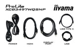 Ecran incurvé 34" Iiyama ProLite XCB3497WQSNP-B1 UWQHD 120Hz (Noir)