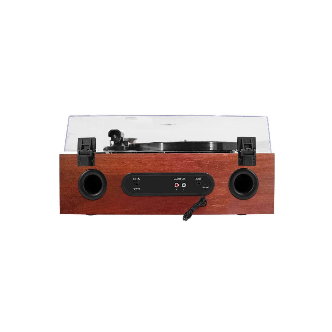Platine vinyle Halterrego ALL-in-one avec 2 HP intégrés / couvercle, RMS 2* 8W,