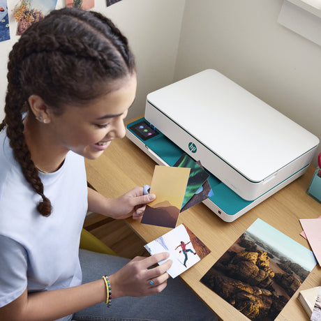 Imprimante tout-en-un HP Envy 6122e Jet d'encre couleur - Copie Scan - 3 mois d'Instant ink inclus avec HP+
