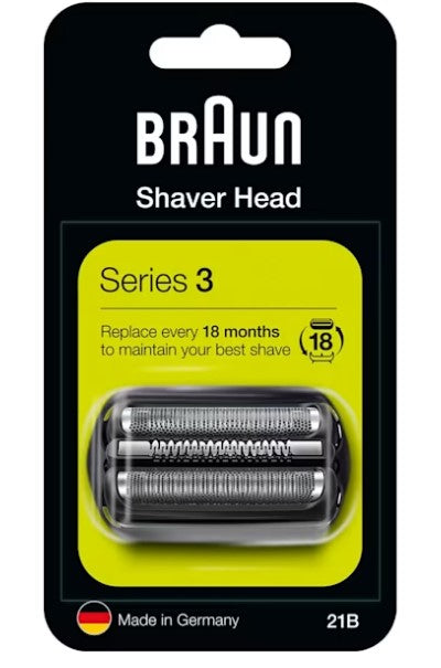 Tete de rasoir BRAUN Series 3 - 2 grilles - 100 % fabriqué en Allemagne