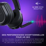 Casque gaming sans fil - Turtle Beach Stealth™ 700P (Gen3) - Noir - PS5, PS4, PC, mobile, 60mm, Bluetooth, 80h