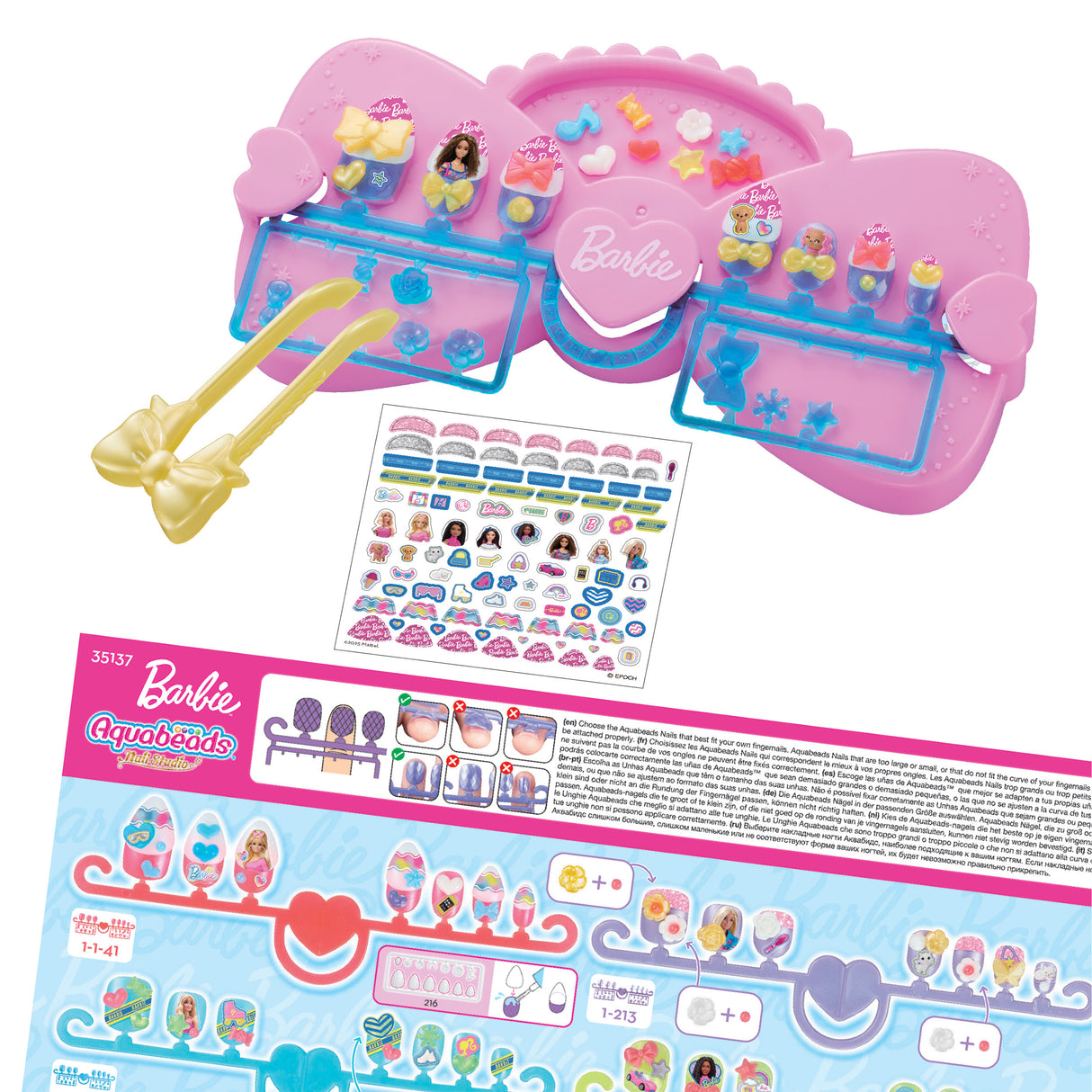 Mon coffret de manucure Barbie - Aquabeads - 35137