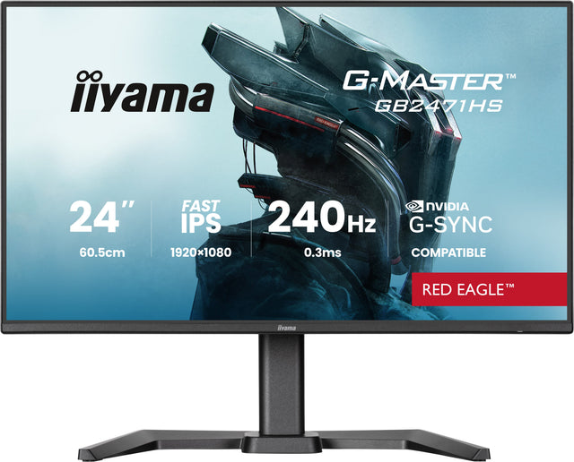 Ecran 24" Iiyama G-Master Red Eagle GB2471HS-B1 Full HD 240Hz (Noir)