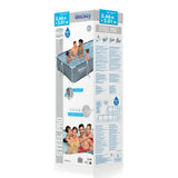 Piscine hors sol tubulaire BESTWAY - Steel Pro™ - 366 x 201 x 66 cm - Rectangulaire - décor graphique