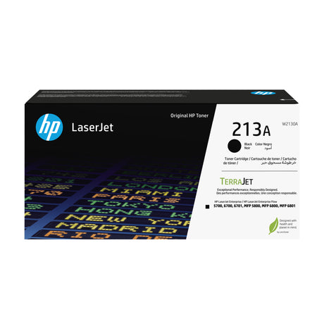 Cartouche de Toner HP 213A Noire Authentique (W2130A) pour HP LaserJet Enterprise 5700 / 6700 / MFP 5800 / 6800 /6801