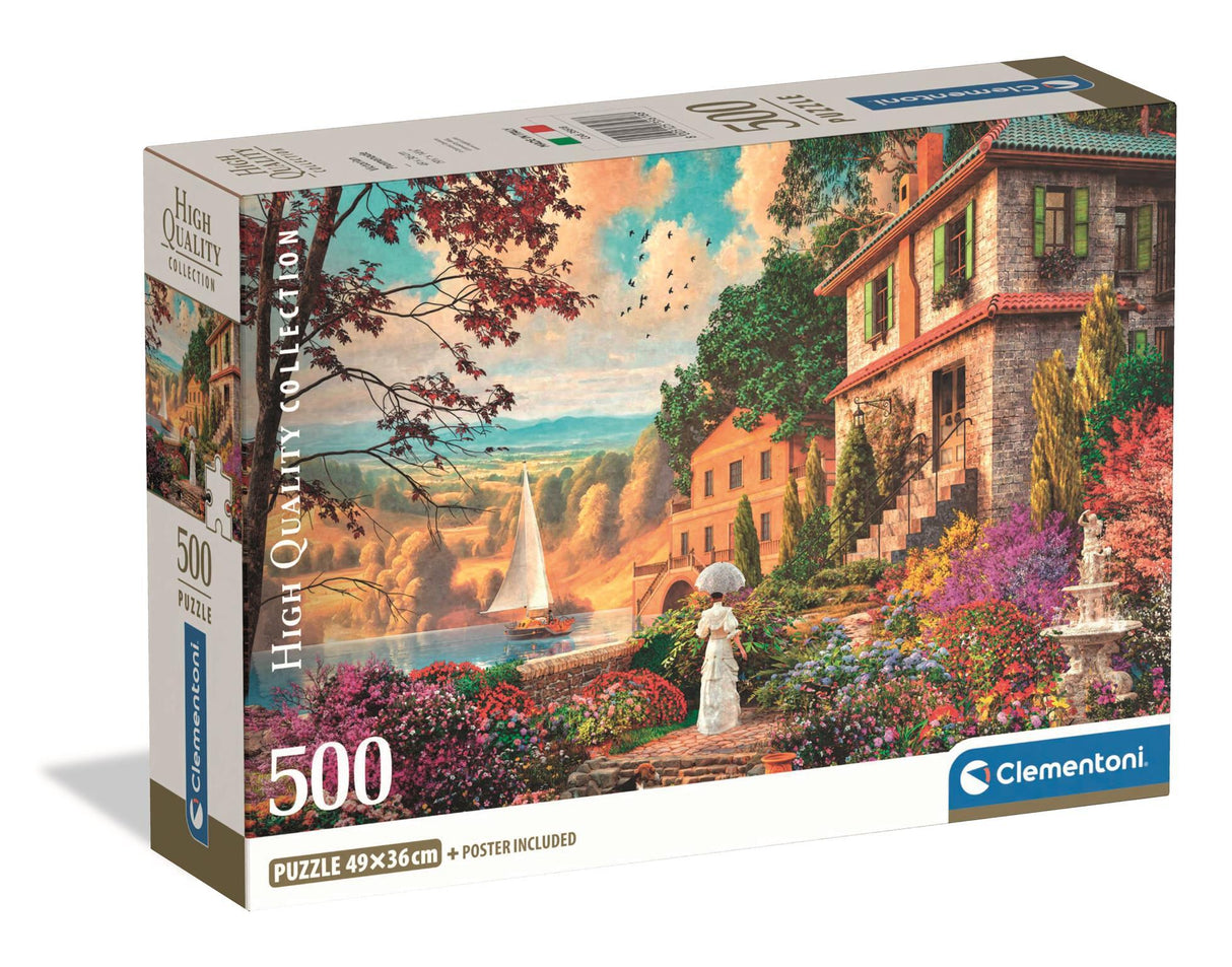 CLEMENTONI - Compact 500 pieces - Victorian Promenade