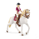 Figurine Cavaliere Sofia et Blossom, coffret schleich avec 10 éléments inclus dont 1 cheval schleich andalou et sa cavaliere,