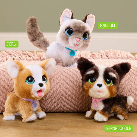 Jouet interactif - FURREAL FRIENDS - Chiot Grand Marcheur 23 cm - Animal interactif avec laisse