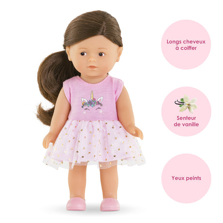 Coffret poupée - COROLLE - Mini Corolline Romy Licorne - 20 cm - Des 3 ans