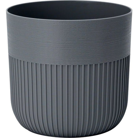 Pot de fleurs rond - GARDEN ID - Luca Grande - Ř 30 - 17 L - H 30 cm - Anthracite