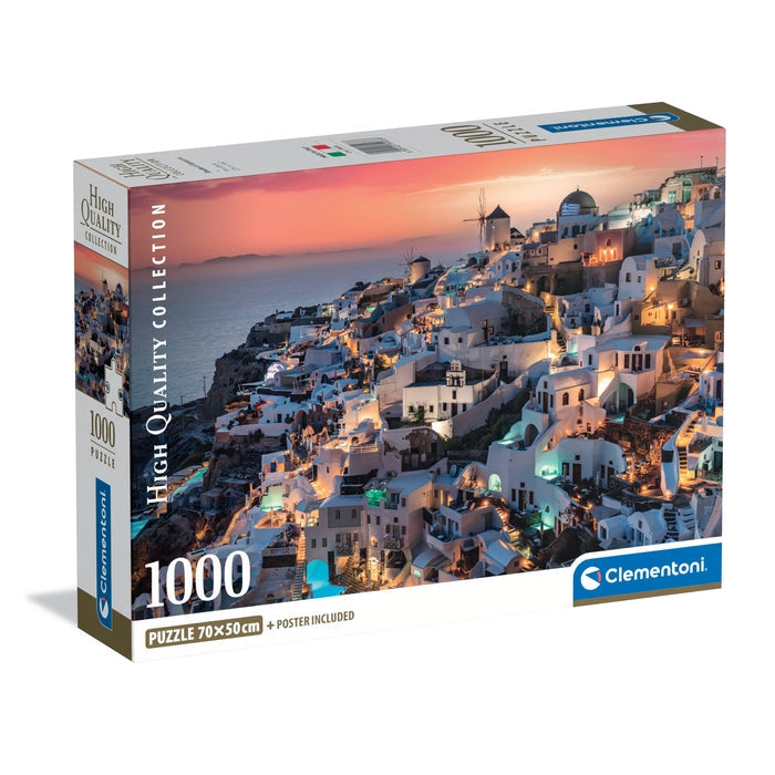 CLEMENTONI - Compact 1000 pieces - Shades of Santorini