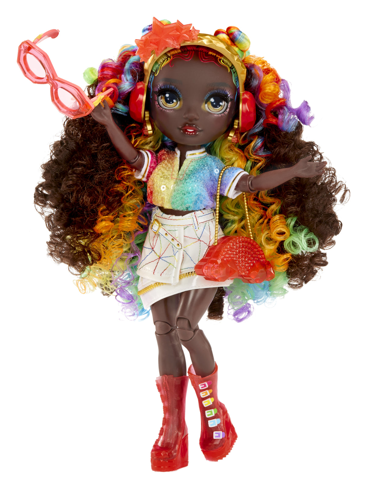 Rainbow High Cristal Poupée Mannequin 27 cm - Iris Bow