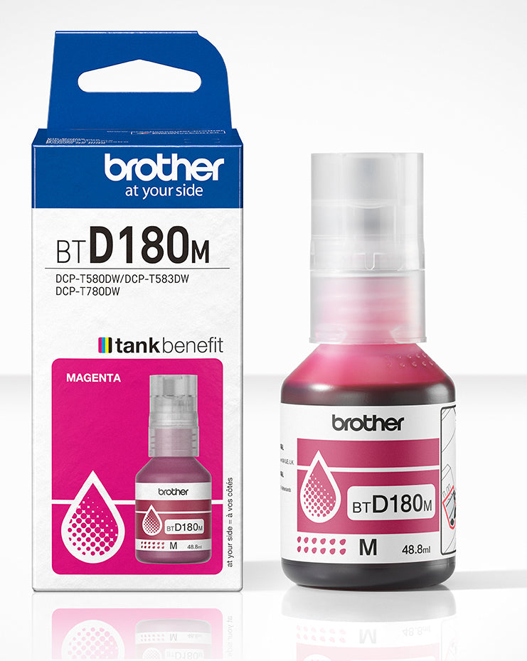 Cartouche d'encre Brother BTD180M (Magenta)