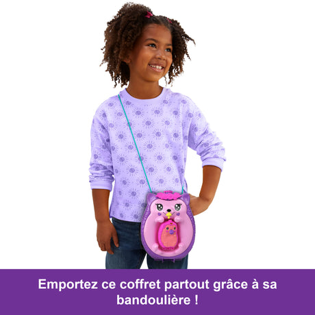 Polly Pocket Maman Et Bébé Hérissons Coffret Sac a Main 2 Figurines - JBJ91 4ans et plus