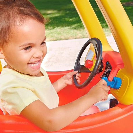 Cozy Coupe - Little Tikes - Rouge - Voiture enfant - Portes, Klaxon et Plancher a retirer - Des 18 mois