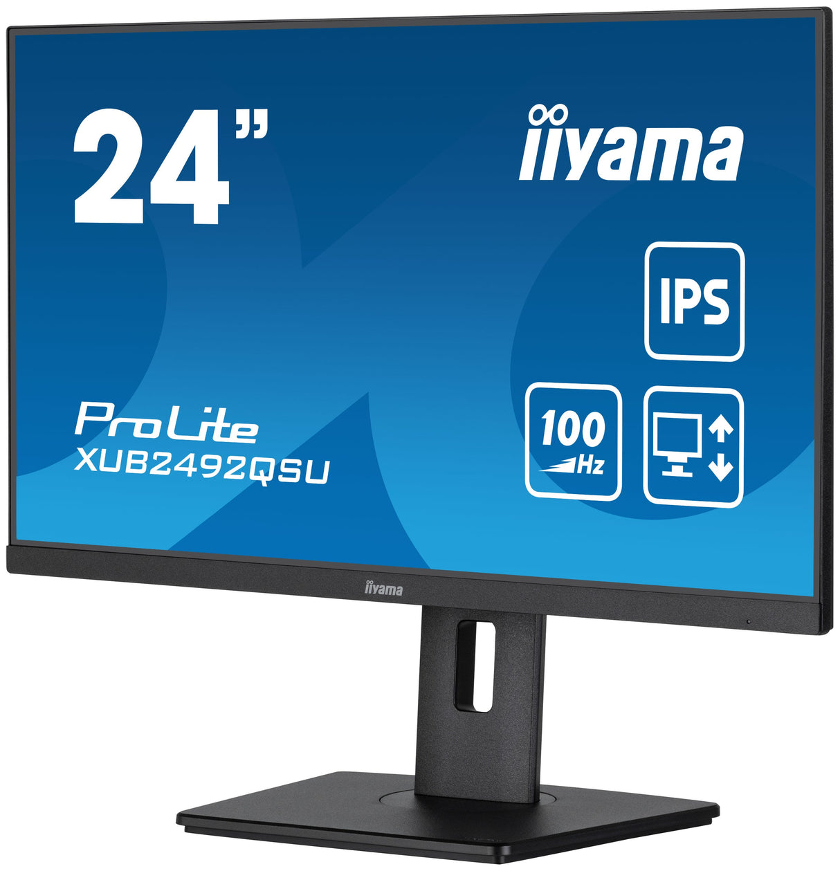 Ecran 24" Iiyama ProLite XUB2492QSU-B1 Quad HD (Noir) 100Hz