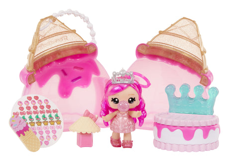 Yummiland Beauty Bag Playset + Lip Gloss Doll - Ice Cream Beauty Bag