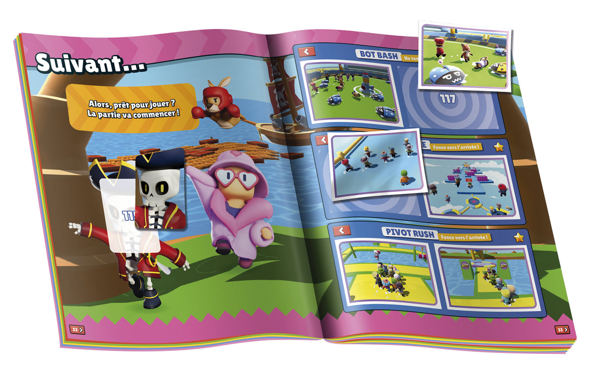 Album stickers - PANINI - Stumble Guys - Collection officielle - 204 stickers dont 110 spéciaux