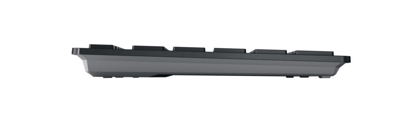 Clavier compact 2,4 GHz, Bluetooth 5.0 et filaire - CHERRY KW 9200 MINI - Rechargeable - Noir