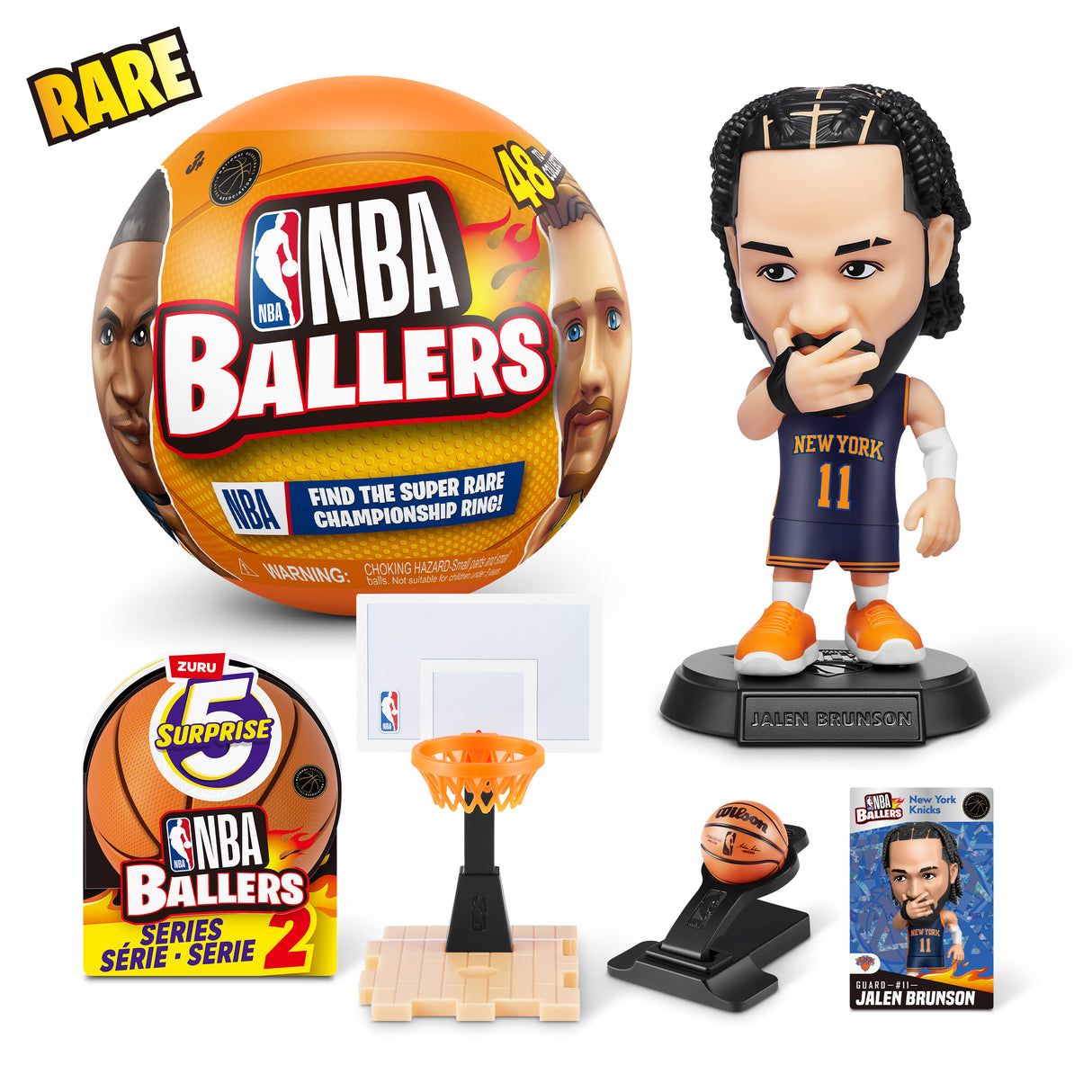 Capsule surprise - Figurine - ZURU - NBA Ballers S2 - Modele aléatoire - Des 3 ans