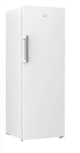 Réfrigérateur monoporte - BEKO - B1RMLNE444W - 365 L - Ventilé - Clayette porte bouteille - Classe E - 186,5x 59,7x 70,9 - Blanc