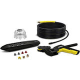 Kit nettoyage canalisations + gouttieres KARCHER - Haute pression - 20m - Tete en laiton