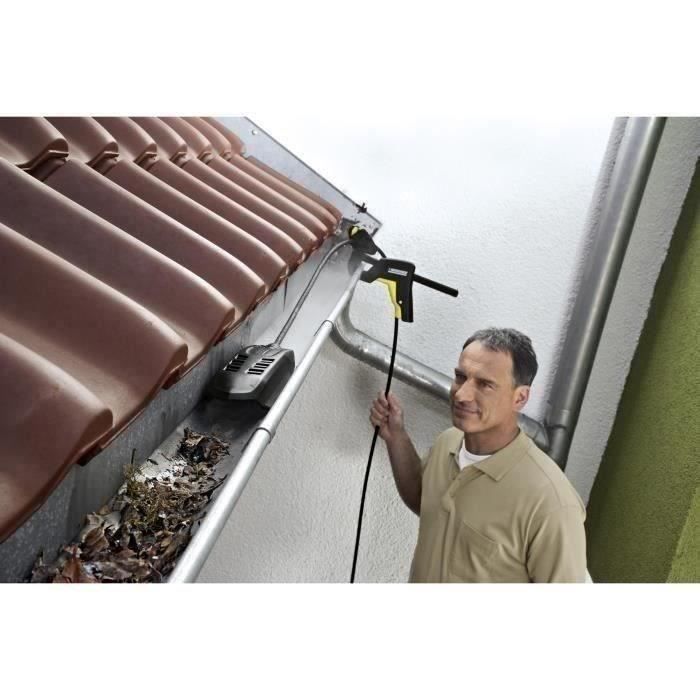 Kit nettoyage canalisations + gouttieres KARCHER - Haute pression - 20m - Tete en laiton