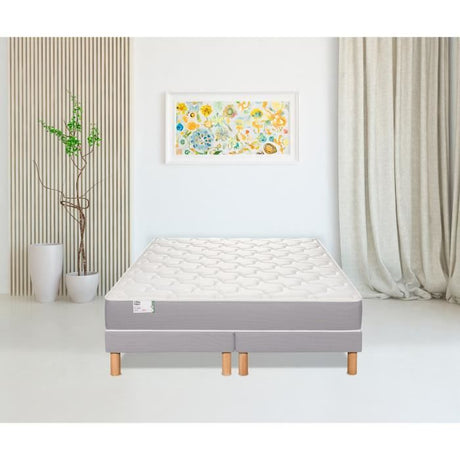 Matelas 90 x 200 SIMMONS - Hauteur 22 cm - Ressorts ensachés - Suspension FullSpring - No Flip - Fabriqué en France -  R-SW1