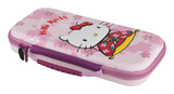 Housse de protection et transport - KONIX - Hello Kitty Nintendo Switch 2 - Rangement accessoires - Motif 3D - Rose