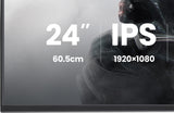 Ecran PC Gamer - IIYAMA - 24'' - FHD - 144Hz - Dalle IPS - 1ms - G-Master G2441HSU-B1